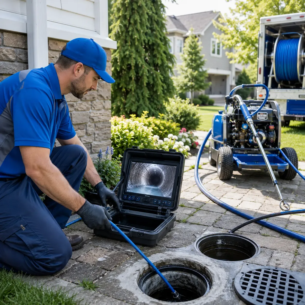 Outdoor drain cleaning professionals serving Glenolden, PA